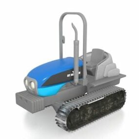 Tracked Tractor 3d model