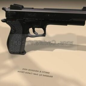 史密斯威森M4505手枪3d模型