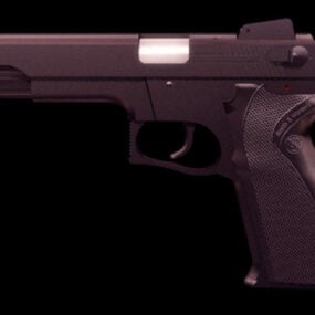 毛瑟C96手枪枪3d模型
