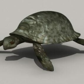 Brekende schildpad 3D-model