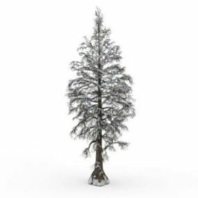 雪枞树3d模型