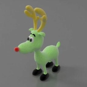 Soft Toy Deer 3d model