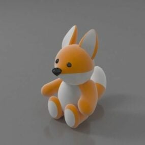 Soft Toy Squirrel 3d model