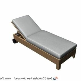 家具实木沙发床3d模型