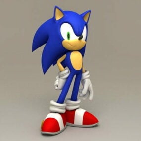 Sonic le hérisson modèle 3D