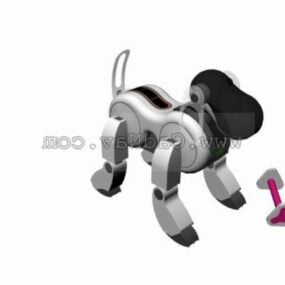 Robô Sony Aibo Dogs modelo 3d