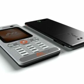 Sony Ericsson W880i Mobile modèle 3D