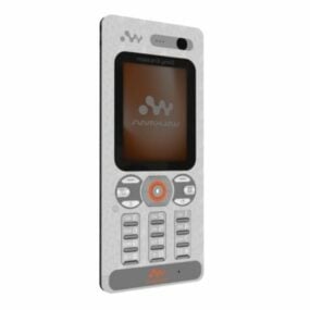 3д модель мобильного телефона Sony Ericsson