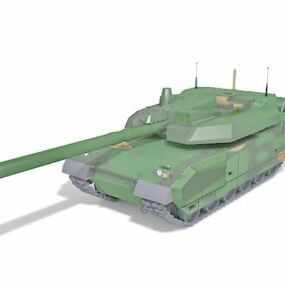 Soviet T80 Battle Tank 3d model