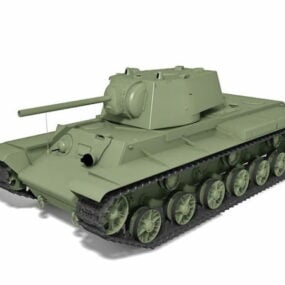 Model 3d Senjata Tank Destroyer Soviet