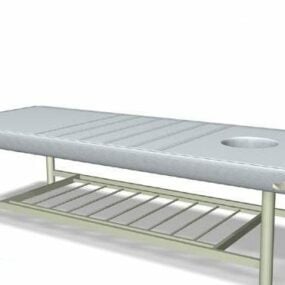 Spa Massage Single Bed 3d model