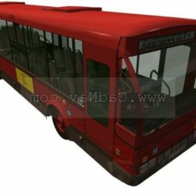 3д модель автобуса Emt Испании
