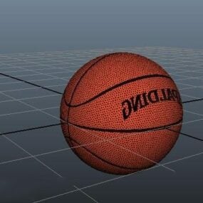 Spalding Basketball Ball 3d-modell