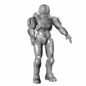 Model 3d Robot Spartan Intruder