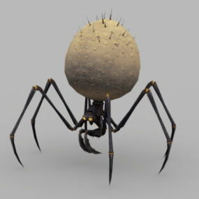 Model 3d Spider Makhluk