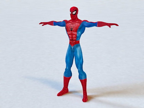 Spider Man Free 3d Model Max Vray Open3dmodel 124857