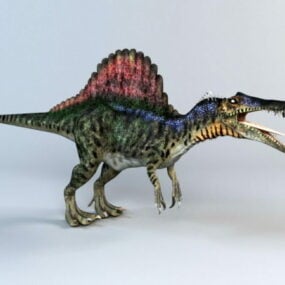 3д модель динозавра спинозавра