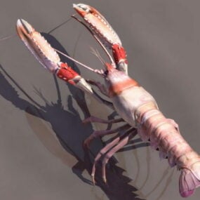 Model 3D kolczastego homara