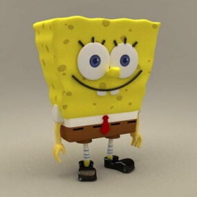 Mô hình 3d Spongebob Squarepants