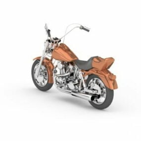 Modelo 3d de motocicleta india