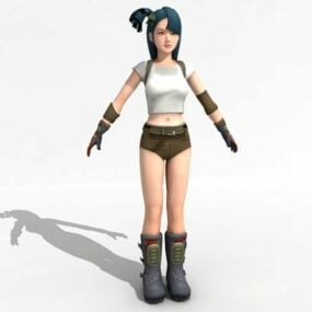Spy Girl 3d model