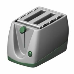 Stainless Steel Bread Toaster 3d model