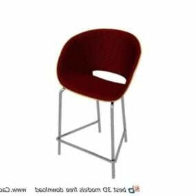 Stainless Steel Garden Chair Furniture 3d model