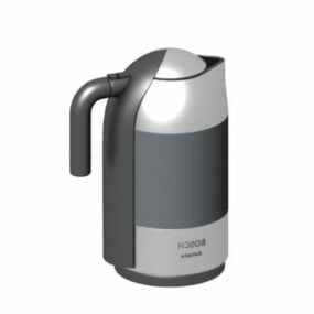 Stainless Steel Plastic Electric Kettle 3d model