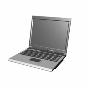 Modello 3d di computer portatile standard
