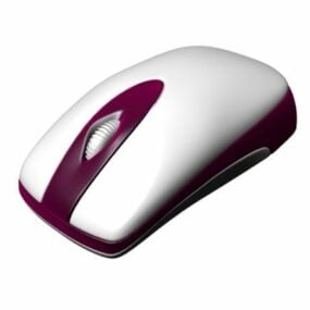 Modello 3d del mouse wireless standard