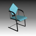Steel Leg Cantilever Chair