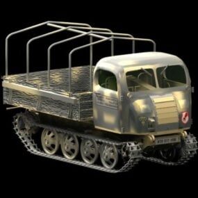 Steyr Fully Tracked Vehicle 3d model