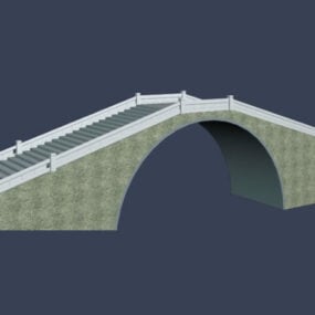 3д модель Каменного арочного моста