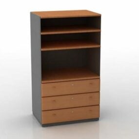 Furniture Storage Cabinet Bookcase Shelf 3d model