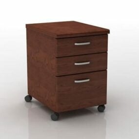 Furniture Storage Filing Cabinet 3d model