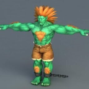 Street Fighter Blanka 3D modeli