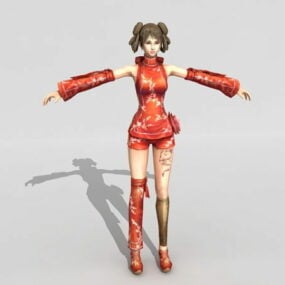 Street Fighter Girl 3d model