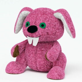 Stuffed Rabbit Toy 3d model