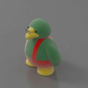 Stuffed Toy Duck 3d-model