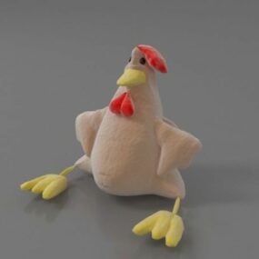 ตุ๊กตาไก่ของเล่นโมเดล 3 มิติ