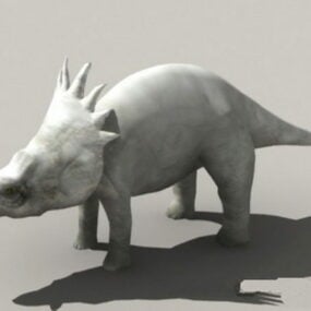 Mô hình 3d động vật khủng long Styracosaurus