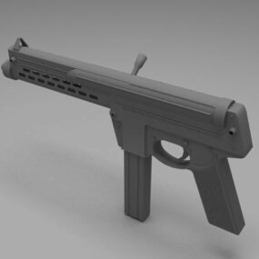 Maskinpistol 3d-model