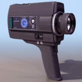 सुपर 8 फिल्म कैमरा 3डी मॉडल