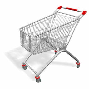 Supermarked Cart 3d-modell