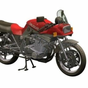 सुजुकी कटाना जीएसएक्स 1100 मोटरसाइकिल 3डी मॉडल
