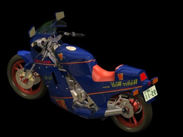 Suzuki Rg250 Walter Wolf Motorcycle