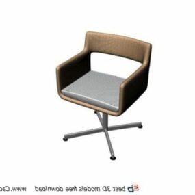 Meble Obrotowe krzesło z wanną Model 3D