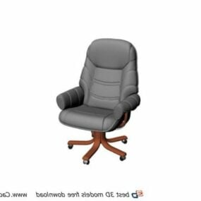 Furniture Swivel Fabric Office Chair 3d model