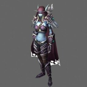 Sylvanas Windrunner - Personnage Wow modèle 3D