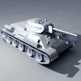 T-34/76 Model tangki 3d